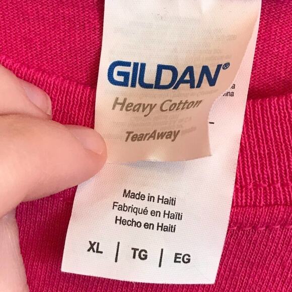 Gildan XL pink Mothman short sleeve t-shirt WV vintage casual folklore - Picture 4 of 7